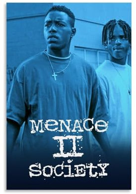 Menace Poster II Society Teen Crime Drama Vintage-Filmposter Druck Gemälde für Schlafzimmer Leinwand Wandkunst ästhetisch dekorativ 30 x 45 cm ungerahmt