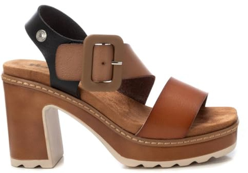 REFRESH - Sandalen Damen Kamel - Bequeme und vielseitige Schuhe - Casual Mode - Modell 17284301 (Größe 40)