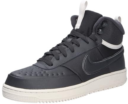 Nike Herren Court Visionidntr Trainingsschuhe, Dark Smoke Grey/Light Bone/Dark Smoke Grey, 45.5 EU