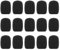 15 Stück Popschutz Mikrofon,Mikrofon Windschutz,Schwamm Mit Hoher Dichte,Mikrofon Winds,Popschutz,Chutzpopschutz,Mikrofon Popschutz,Mikrofon Schaumstoff,für Unterricht,Bühnenperformance,Treffen