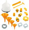 Kit d'entonnoir de remplissage de radiateur, kit d'entonnoir de liquide de refroidissement anti-déversement | 19X Entonnoir de radiateur de remplissage de liquide de refroidissement | Kit de rinçage d