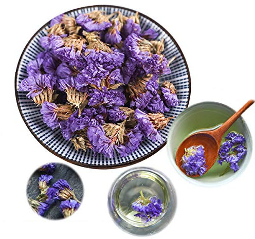 Té de hierbas natural original - Violeta seca natural china - Té verde perfumado con infusión té verde orgánico perfumado con alimentos sabor intenso dulce suave (250g)