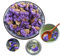 Té de hierbas natural original - Violeta seca natural china - Té verde perfumado con infusión té verde orgánico perfumado con alimentos sabor intenso dulce suave (250g)
