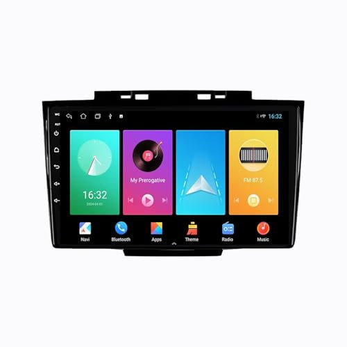 Android 13 Double Din sat nav car screen 9'' car Display for Great Wall H5 1 2010-2017 with sat nav BT FM radio rear view camera cooling fan Multimedia-Player(8G+256G)