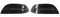 Auto-Frontgrill Auto Schwarz Front Stoßstange Grille Nebel Licht Abdeckung Borte Für C-Klasse W205 2058851623 2058851523 2058850823