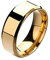 Klobige Ringe für Herren, Edelstahl, Dekoration, Tanzparty, Mädchen, Schmuck (Gold, 5)