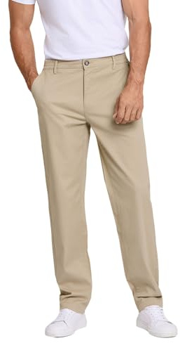 Lindbergh Chino Hose Herren Stretch - Komfortable Hose Herren aus Baumwollmix mit extra Elastizität - Klassische Herrenhose mit moderner Silhouette und maximaler Bewegungsfreiheit - Größe XS-3XL