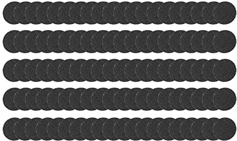 ANKROYU 100 disques de papier de verre de rechange professionnels pour lime électrique à pieds, outils de pédicure et traitement des callosités, pour un soin lisse de la peau. Indi (120#)