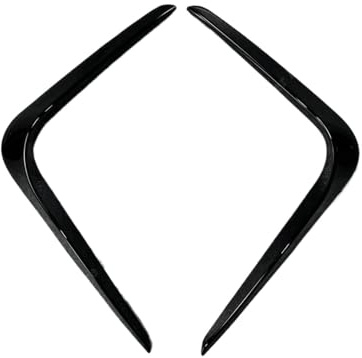 Front Spoiler Lippe Front Lip Bumper Spoiler Seite Splitter Air Vent Grille Body Kit Für BMW G24 G26 I4 M50 4 Serie 4-tür Für Gran Für Coupe 2021 2022 2023(Gloss Black)