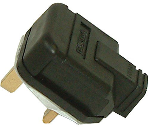 Permaplug Black Heavy Duty Plug Top 13A 13 Amp Fused 3 Pin