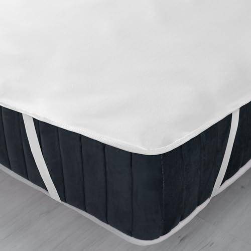 Matratzenschoner wasserdicht 90 x 200 cm - Matratzenauflage - Matratzenschutz für Nässeschutz/Inkontinenzunterlage - waschbar - Allergiker geeignet - atmungsaktiv - Eckengummi-Fixierung