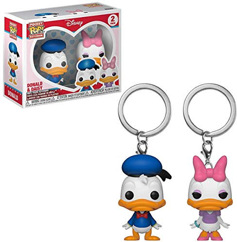 Pocket POP ! Lot de 2 porte-clés Disney : Donald et Daisy