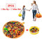 SUMBABO Toy Bag Storage Mat - Toy Organizer Storage Bag by Drawstring for Kid Storing Bricks with Cap Like Travel Bag 2Pcs=1Big+1Mini