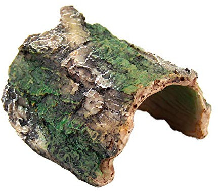 OMEM Reptile Hideout Box,Spider,Scorpion Reptile Hides and Caves Habitat Decor,Imitation Bark Resin Hidden Nest Tortoise Supplies