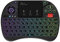 Rii Mini X8 Wireless + Cavo OTG F1 - Mini Tastiera retroilluminata con Mouse touchpad e rotellina di Scorrimento per Amazon Fire TV, Smart TV, TV Box, Mini PC, Playstation, Xbox, Computer