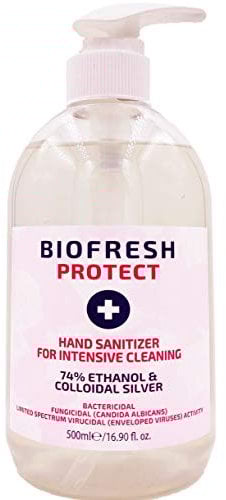 500ml Hand Sanítíser Cleansing Gel 74% Alc, Kills 99% Germs Instantly, Pump Hand Wash Gel - UK Stock (1x 500ml)