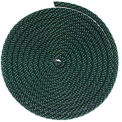 GOLBERG Solid Braid Nylon Utility Rope - Mehrzweckseil für Outdoor-Aktivitäten, gewerbliche Anwendungen, Handwerk - Hunter Green (1/4 Zoll x 30 Fuß)