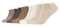 s.Oliver Unisex Sneakersocken Baumwolle Herren und Damen kurze Socken Vorteilspack 10er Pack 43/46 nature melange