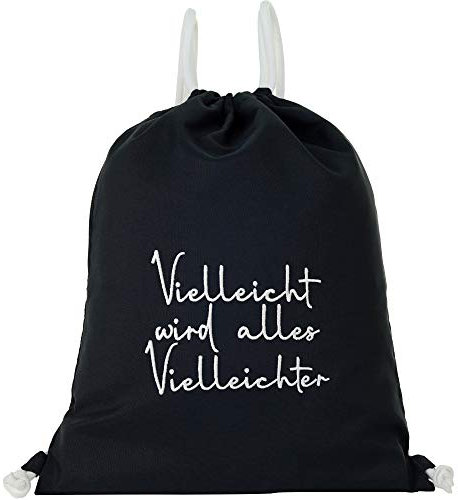 EXPRESS-STICKEREI Turnbeutel mit Spruch Gym Bag Sportbeutel Gymbag Beutel Rucksack Beuteltasche bestickt