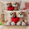 PETTI Artigiani Italiani - Coppia di Federe Cuscino 50x80 cm in Microfibra, Cuscini Arredo Camera da Letto, Divano, Salotto, Set 2 Fodere Copricuscino, Federa Dolcezza, 100% Made in Italy