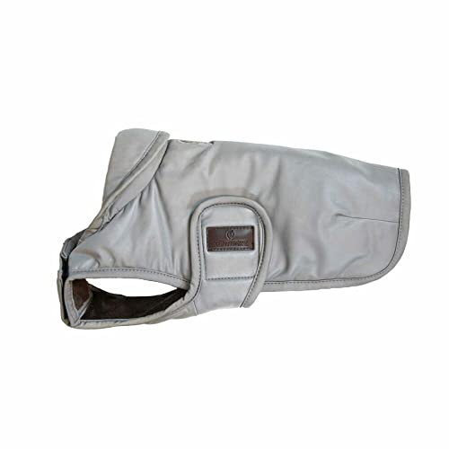 Kentucky Dogwear - Hundemantel - inkl. Bauchschutz - Reflektierend & wasserdicht 150g - Silber - Größe (S) - 34-38cm