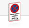 XXL Feuerwehrzufahrt freihalten Schild 30 x 40 cm Alu 3mm Alu-Dibond stabile Aluminiumverbundplatte Feuerwehr Einfahrt freihalten mit UV-Schutz von STROBO