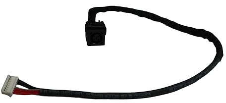 Power4Laptops Ersatz Netzteilbuchse Strombuchse mit Kabel kompatibel mit Dell Inspiron 7559