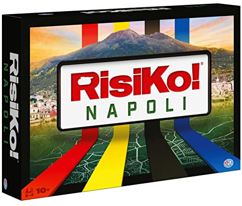 Spin Master Risiko! Napoli, klassisches strategisches Brettspiel, Risikospiel mit italienischen Motiven, Brettspiel für die ganze Familie, für Erwachsene und Kinder