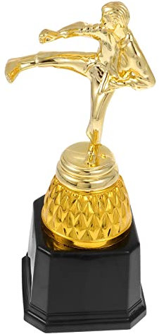 Toddmomy Coupes Trophées Coupe Karate Trophée 1Pc Taekwondo Trophy Gold Trophy Trophy Trophy Cups Achievement Prize for Party Sports Awards (20. 3Cm) Trophée Karate Trophée Karaté
