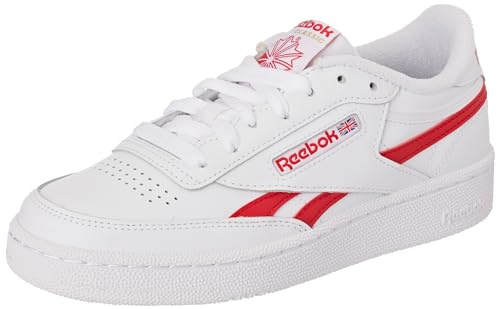 Reebok Unisex Club C Revenge Sneaker,Ftwwht Vecred Ftwwht,42.5 EU