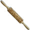 Hando Rouleau à pâtisserie en bois pour enfant 35 x 4,5 cm