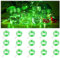 BROTOU LED String Lights, 2M 20 LED Battery Operated Fairy Lights, Waterproof Silver Plated Copper Wire Lights for in/Outdoor Decor, Christmas, Halloween, Valentine, Birthday (Green, 15 Pack)