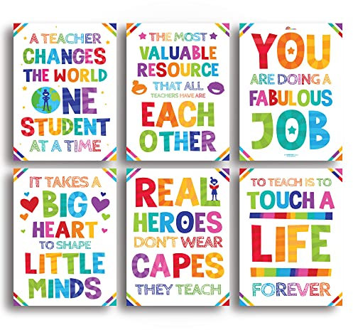 Sproutbrite Lehrer-Wertschätzung, Must-Have-Poster für Klassenzimmer, Schule, Dekoration, Wanddiagramm für Grundschule, Mittelschule und High School