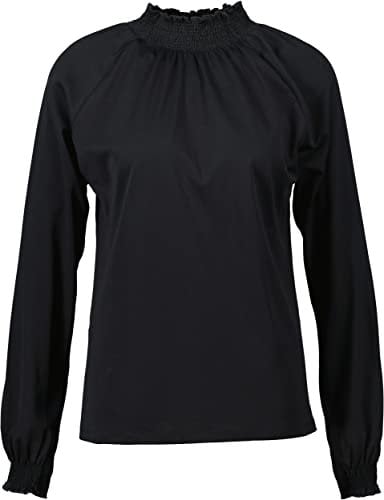 Marc Cain Damen Langarmshirt schwarz (as3, Numeric, Numeric_40, Regular, Regular)