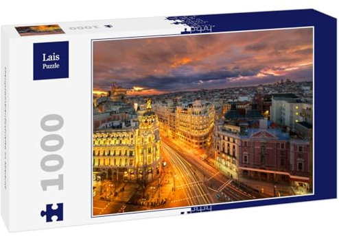 Lais Puzzle Haupteinkaufsstraße in Madrid 1000 Teile