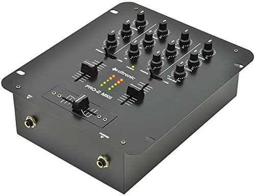 Mixer, 2 Channel, Black, Mixers Audio Visual, Qty X 1 | PRO-2