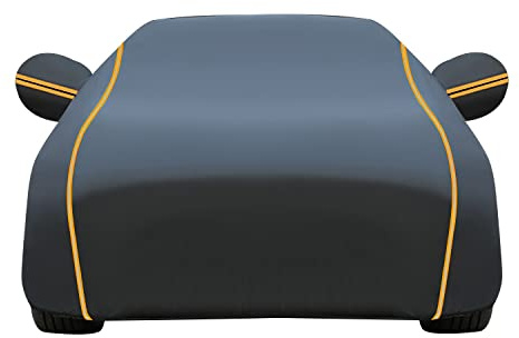 Car Cover for Jaguar XK Car Cover Waterproof Dustproof UV Resistant with Reflective Strips Windproof Tarpaulin Outdoor Full Cover(Color:01,Size:XK)