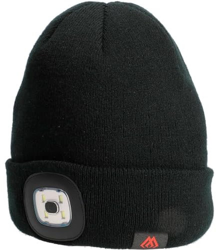 Mikado Wintermütze - Led - Beanie - Schwarz