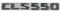 INPETS Flache Chrom-ABS-Rückenkoffer-Buchstaben-Abzeichen-Emblem-Emblem-Aufkleber, kompatibel mit Mercedes Benz CLS-Klasse CLS550 2017 2019