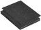 PATIKIL 205x155mm Filzgleiter Selbstklebend, 6 Pack 3mm Dicke Filzgleiter für Stühle Rechteckige Weiche Selbstklebend rutschfeste Kratzfeste Filzunterlage für Lampen Möbel, Schwarz