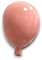 Palloncino Decorativo in Ceramica - Rosa o Celeste o Bianco - Scultura Elegante e Giocosa per la Casa - Finitura Lucida 15x11x9 cm - Idea Bomboniera, Regalo, Arredo Casa, Festa di Benvenuto (Rosa)
