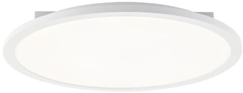 Lightbox Basic LED Aufbaupaneel | Ø 42 cm | zeitloses Wand- & Deckenpanel mit weißem Rahmen & neutralweißer Lichtfarbe (4000 K) | 2400 lm | für jeden Raum | aus Aluminium/Kunststoff