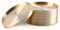 2.95 Zoll Getränkeuntersetzer Aus Kupfer Messinguntersetzer, 6er Rund Goldene Untersetzer, Messing-Untersetzer Für Getränke und Bargläser, Golden Dekoration (7,5 cm)