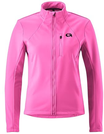 Gonso Adventure Jacket Softshell W, Damen Fahrradjacke, Wasserabweisende Softshelljacke, Winddicht, G-Shell für optimale Wärmeisolierung, Enganliegende Passform, PFC-frei