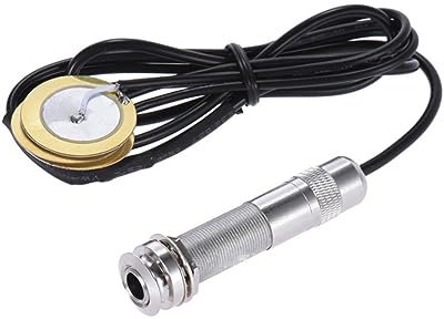 Warmhm 3 Schwanznagel -tonabnehmer Tonabnehmer Für Akustische Gitarre Klebriger Gitarren-tonabnehmer Akustische Gitarre Verstärker Gitarren-tonabnehmer Akustisch Silver