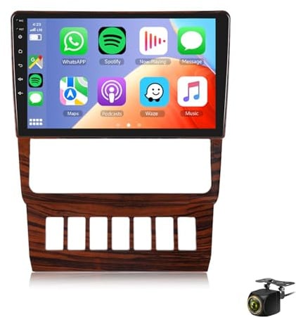 Android 15 Autoradio für B-ENZ E-Klasse W124 1988-1992, 9-Zoll-Touchscreen kabelloses Carplay Android Auto/HiFi/WLAN/GPS/Mirror Link/Bluetooth 5.0/FM/32EQ/SWC/Rückfahrkamera(Color:4 CORE 1+32G)