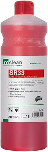 Cleanclub SR33 Sanitärreiniger Green, 10 L Kanister, Umweltschonend, Stark gegen Kalk, EU Ecolabel (1L)