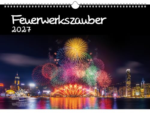 Feuerwerkszauber DIN A3 Kalender für 2027 Feuerwerk - Seelenzauber