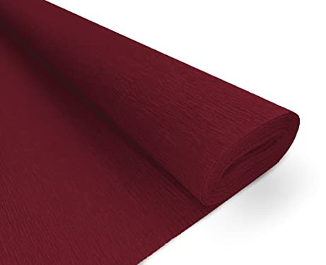 Interdruk BIKW108 Krepppapier, 108 Dunkelrot