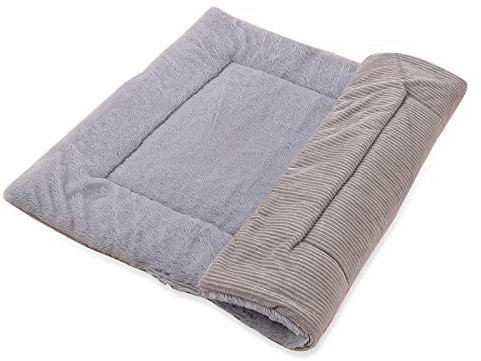 PETCUTE Hundedecke Waschbar Hundebett Flauschig Liegedecke für Hunde Haustiermatte Weich Haustierdecke Liegedecke für Hunde und Katzen M 75 x 55 x 5 cm Hellbraun